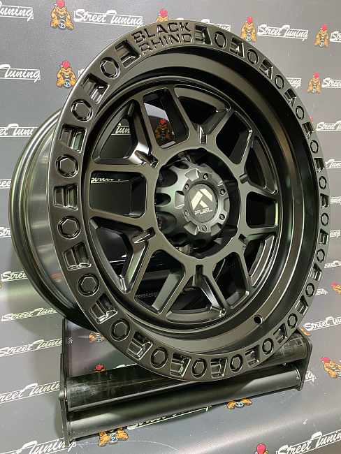 картинка Новые диски FUEL (Black Rhino KELSO) R17 J9 ET0 6X139.7 MATT BLACK магазин  StreetTuning 