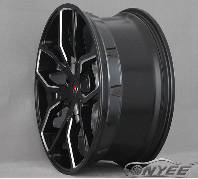 картинка Новые диски K9 E29 R24 6х135/139,7 ET30 J10 черный + серебро магазин  StreetTuning 