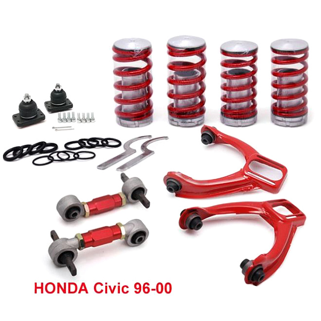 картинка Регулируемы пружины, рычаги передние, рычаги задние для Honda Civic EK1996-2000 г магазин  StreetTuning 