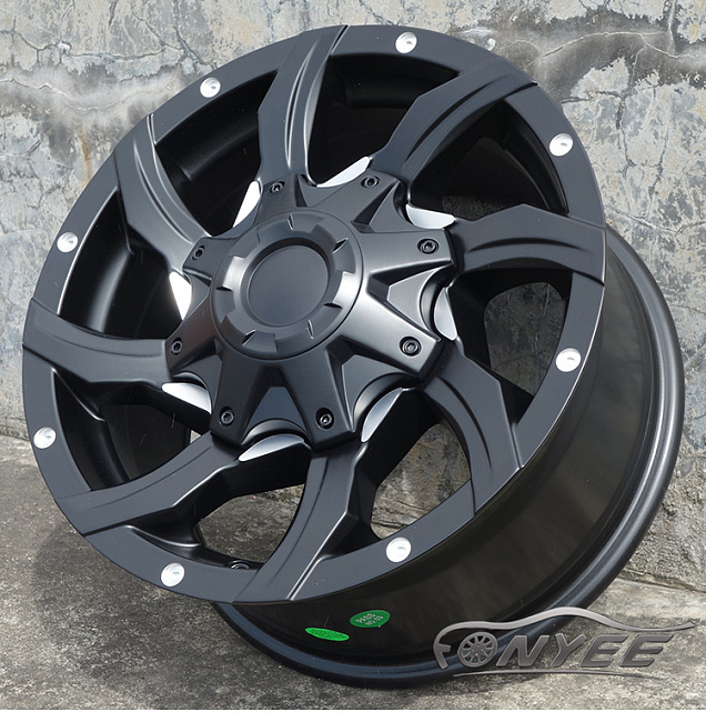 картинка Новые диски Fonyee Off-Road 205 R20 5X150 ET20 J9 черный мат магазин  StreetTuning 