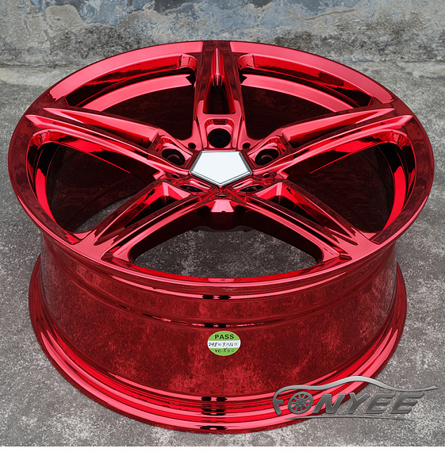 картинка Новые диски AC schnitzer AC1 R18 5X120 ET35 J8 красный хром магазин  StreetTuning 