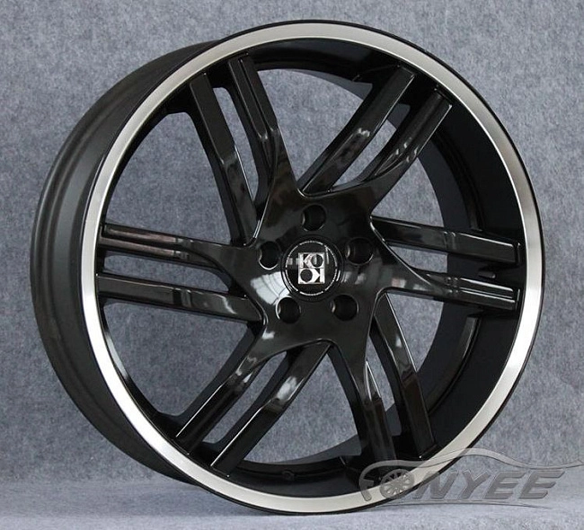 картинка Новые диски Koko Kuture Spline R20 5х112 ET25 J8,5 черный глянец магазин  StreetTuning 