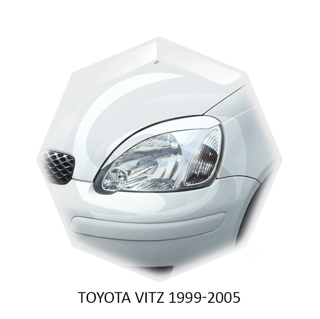 картинка Реснички на фары для  TOYOTA VITZ  1999-2005г магазин  StreetTuning 