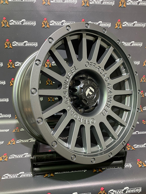 картинка Новые диски FUEL R18 J9 ET0 6X139.7 Matt Gray магазин  StreetTuning 