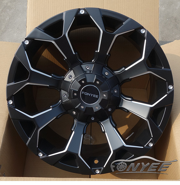 картинка Новые диски Fuel D547 R18 6x139,7-6x135 ET-10 J9 черный мат магазин  StreetTuning 