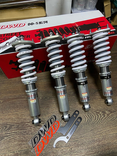 картинка Винтовая подвеска койловеры DWD Street series для Smart Forfour 2nd Gen 14+ магазин  StreetTuning 