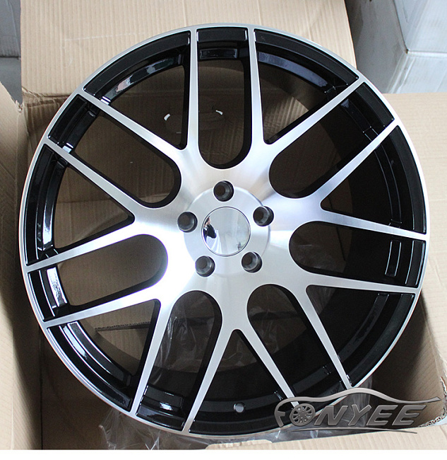 картинка Новые диски Avid 1 R20 5X112 ET35 J9,5 черный + серебро магазин  StreetTuning 