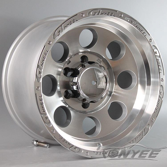 картинка Новые диски GT Wheel R15 6X139,7 ET-44 J10 серебряные магазин  StreetTuning 