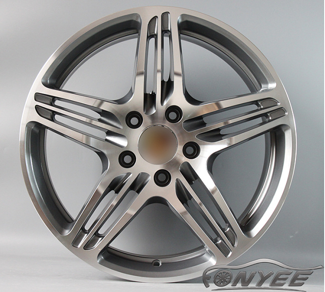 картинка Новые диски Porsche Cayman Wheels R19 5x130 ET46 J9,5 серый + серебро магазин  StreetTuning 