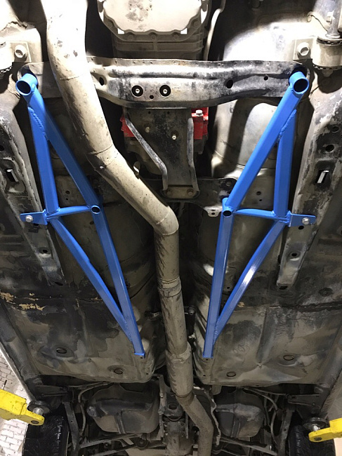 картинка Комплект продольных распорок на дно для Subaru Impreza GC,GF магазин  StreetTuning 