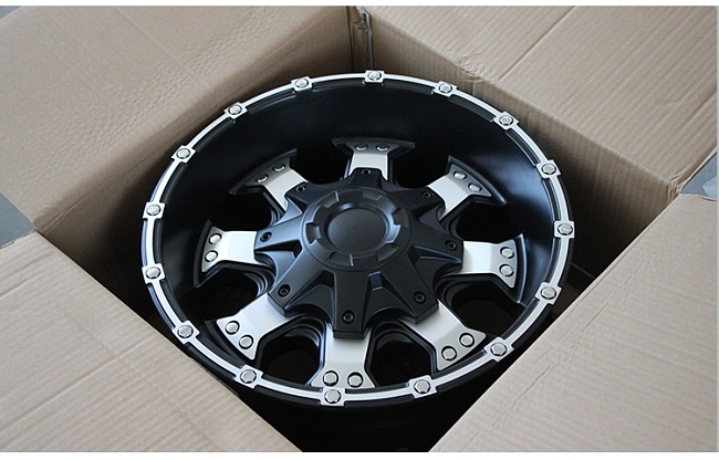 картинка Новые диски Fonyee Off-Road R17 6X139,7 ET0 J9 черный мат + серебро магазин  StreetTuning 