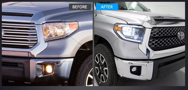 картинка Передние фары для Toyota Tundra 2014-нв магазин  StreetTuning 