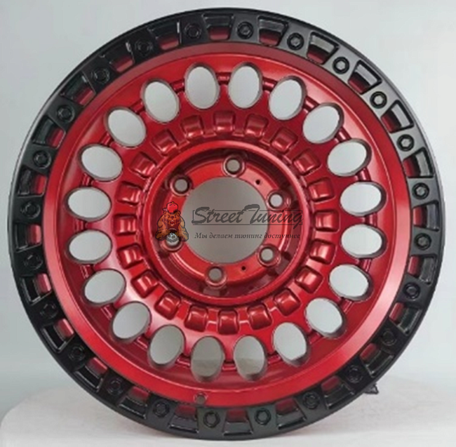 картинка Диски Anzoo JT220 R16 J8,5 ET0 6X139,7 red+black магазин  StreetTuning 