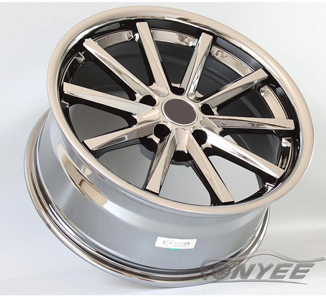 картинка Новые диски Vossen CV1 R18 5х120 ET15 J9 хром черный магазин  StreetTuning 
