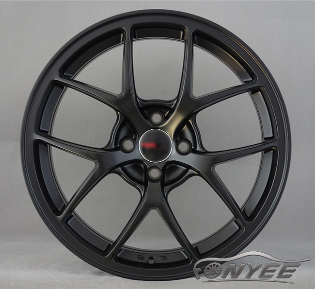 картинка Новые диски BBS F-1 R17 4X100 ET42 J7 черный мат магазин  StreetTuning 