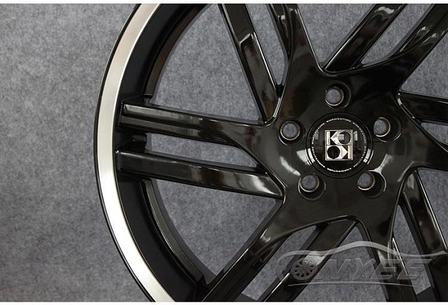 картинка Новые диски Koko Kuture Spline R20 5х112 ET25 J8,5 черный глянец магазин  StreetTuning 