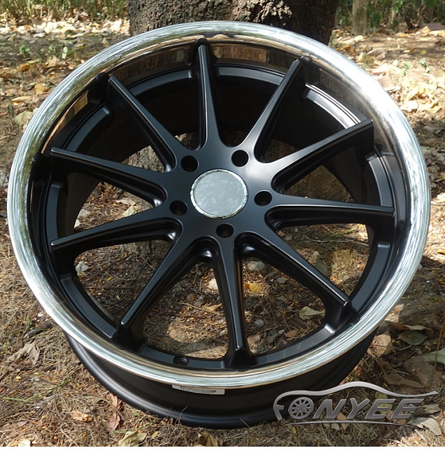 картинка Новые диски Aversus Aurelia R19 J8,5 ET+33 5x114,3 черный + хром полка магазин  StreetTuning 