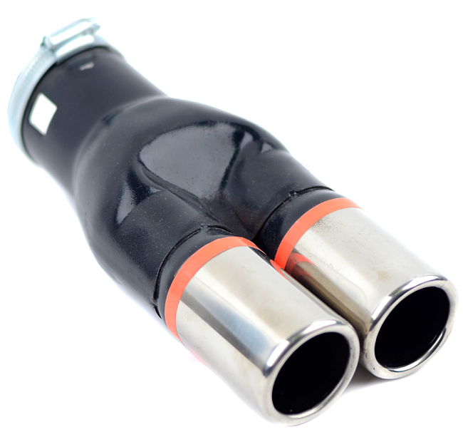 картинка Насадка на глушитель двойная магазин  StreetTuning 