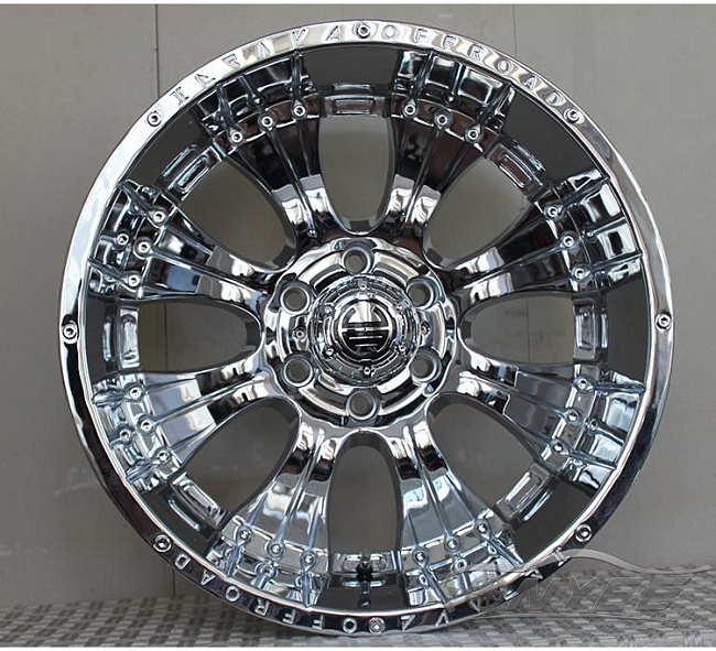 картинка Новые диски 2 CRAVE XTREME NX-1 OFF ROAD R20 6X139,7 ET-25 J10 Хром магазин  StreetTuning 