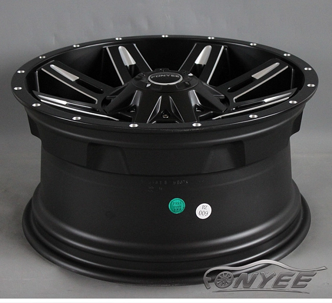 картинка Новые диски STL-HD R20 5x139,7-5x150 ET0 J9 черный мат магазин  StreetTuning 