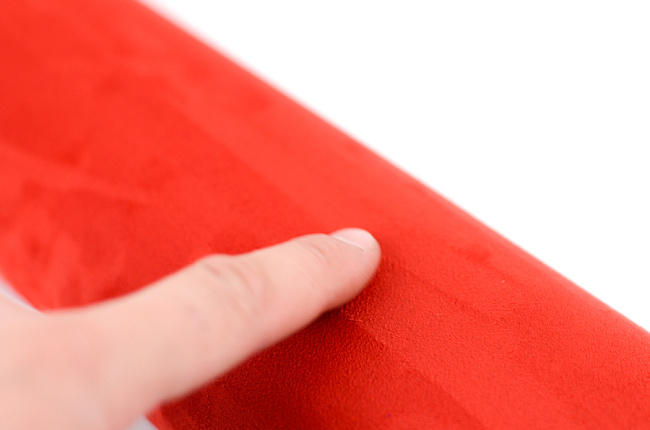 картинка Алькантара самоклеющаяся, цвет красный магазин  StreetTuning 