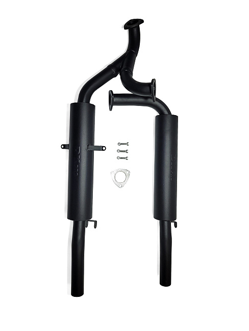 картинка Раздвоенный глушитель ВАЗ 2101-2107, DK PRO магазин  StreetTuning 