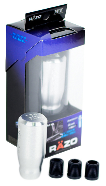 картинка Ручка КПП Razo Style, цвет- серебряный магазин  StreetTuning 