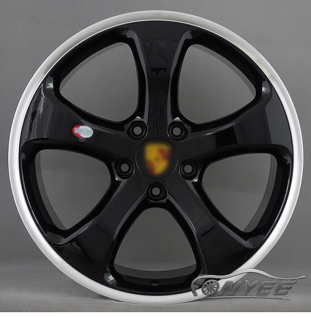 картинка Новые диски Porsche модель 1 R20 5X130 ET55 J11 черные+серебро магазин  StreetTuning 