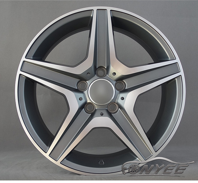 картинка Новые диски WR.05 MERCEDES AMG C63 R17 5x112 ET45 J7,5 серый мат + серебро магазин  StreetTuning 