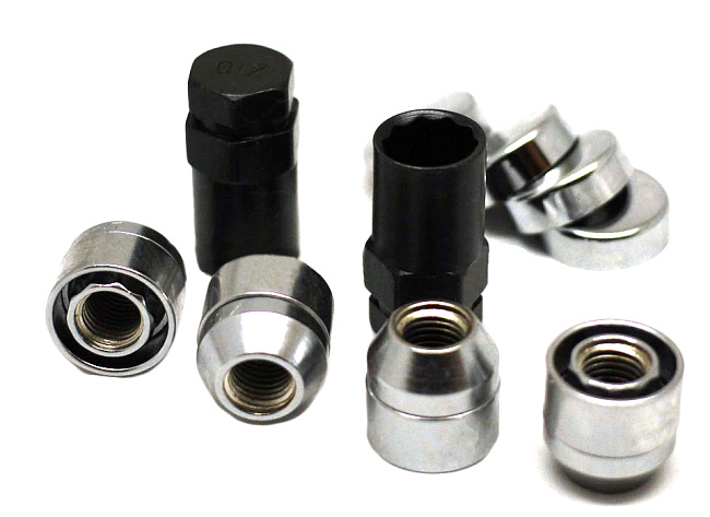 картинка Комплект секретных гаек 14x1.5, 23.5 мм, конус. - C416448SX-2Key магазин  StreetTuning 