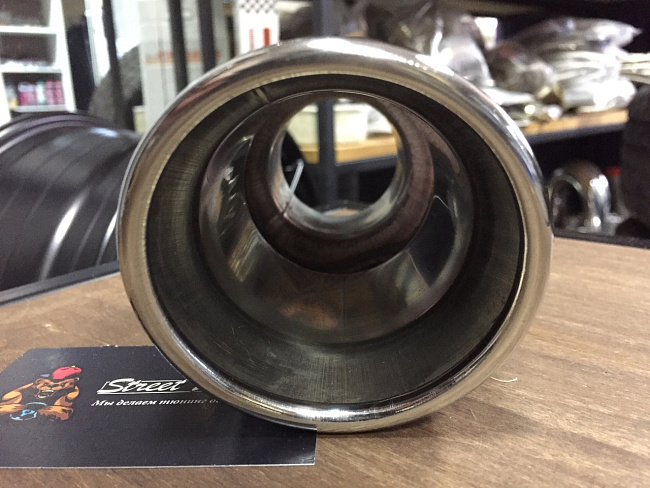 картинка Насадка на глушитель универсальная BMW M 57 - 80 магазин  StreetTuning 