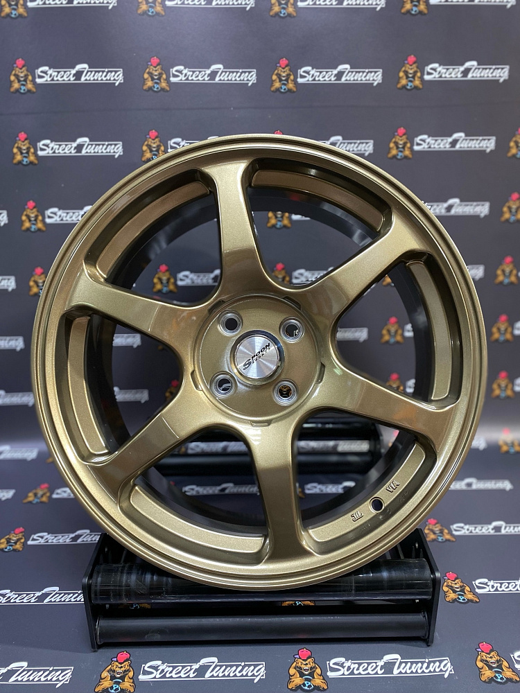 картинка Новые диски RAYS Volk Racing R17 J7.5 ET40 4x100 Satin Bronze от магазина  StreetTuning
