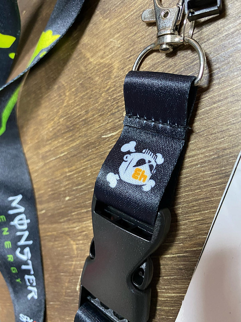 картинка Шнурок для Ключей Monster Energy - тканевый магазин  StreetTuning 