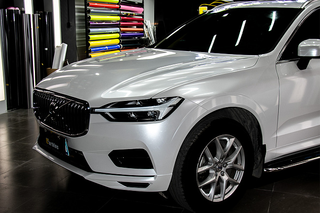 картинка Перламутр керамик белый глянцевый Carbins USA (1.52м х 18м) магазин  StreetTuning 