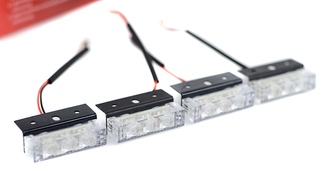 картинка Стробоскопы Led Flash Light, красно-синие -  4 шт магазин  StreetTuning 