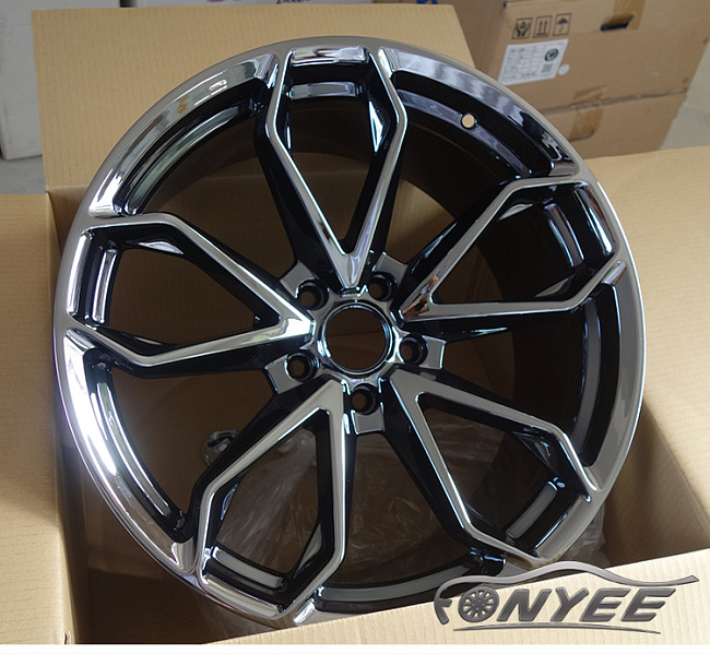 картинка Новые диски HRE S201 Replika R19 5X114,3 ET35 J8,5, черный хром магазин  StreetTuning 
