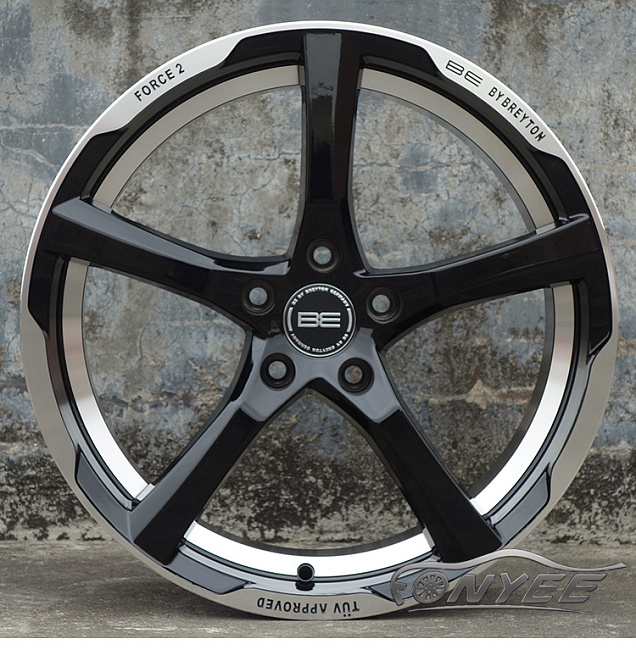 картинка Новые диски BE Breyton R18 5x112 ET35 J8 черные магазин  StreetTuning 