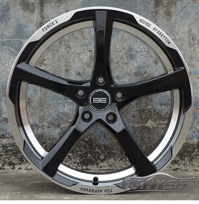 картинка Новые диски BE Breyton R18 5x112 ET35 J8 черные магазин  StreetTuning 