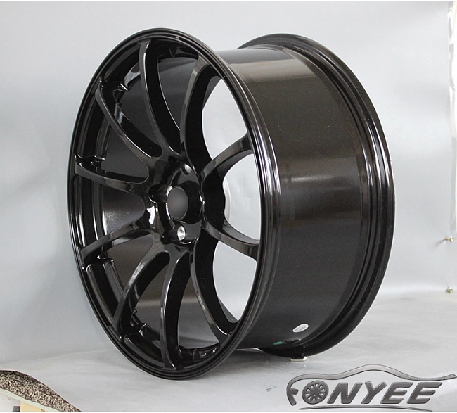 картинка Новые диски Advan RS R19 5x114,3 ET35 J9,5 черный глянец магазин  StreetTuning 