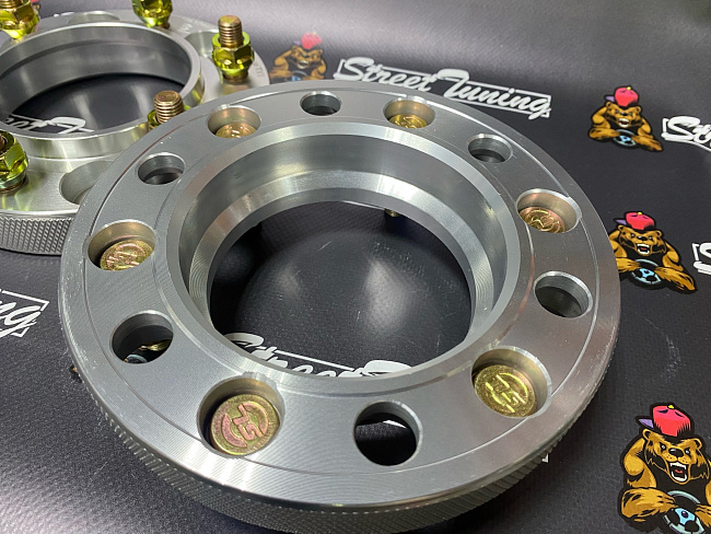 картинка Проставка Starleks 25 мм 6x139,7 цо 106 шпилечная M12x1,5 магазин  StreetTuning 