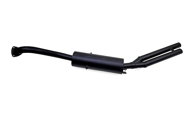 картинка Глушитель шотган 2101-07 "Комфорт", с черной насадкой DK PRO магазин  StreetTuning 