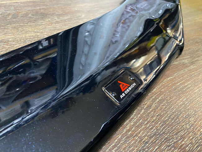 картинка Сплиттер (губа) на передний бампер для Lixiang L9, черный глянец магазин  StreetTuning 