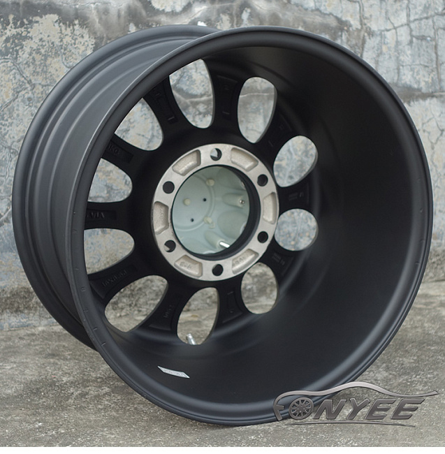 картинка Новые диски OX wheels 3 R16 6X139,7 ET10 J8,5 черный мат магазин  StreetTuning 
