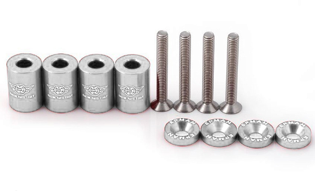 картинка Проставки под капот Epman, серебряный магазин  StreetTuning 