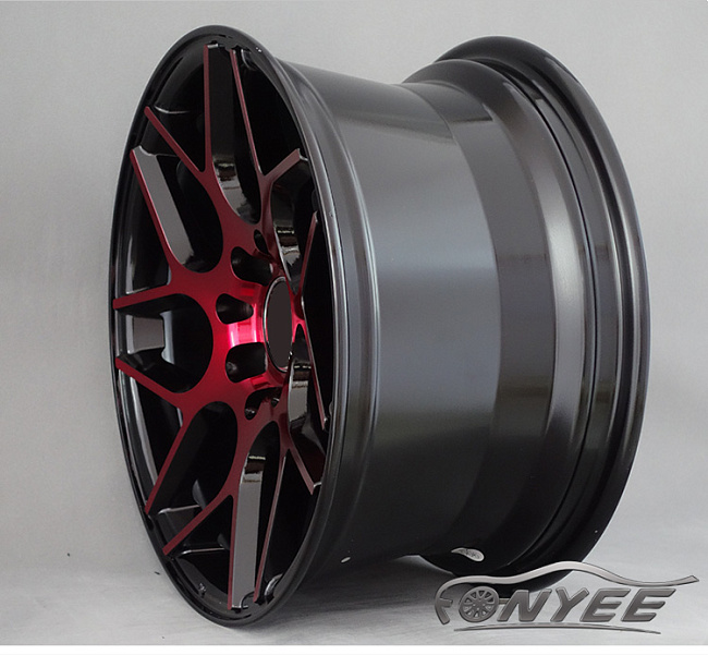 картинка Новые диски Vossen VPS-315T R15 4X100/4X114,3 ET25 J8 черный + красный магазин  StreetTuning 