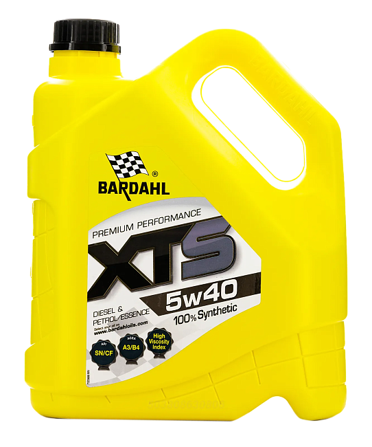 картинка Синтетическое моторное масло BARDAHL 5W-40 XTS A3/B4, API SN/CF - 4L магазин  StreetTuning 
