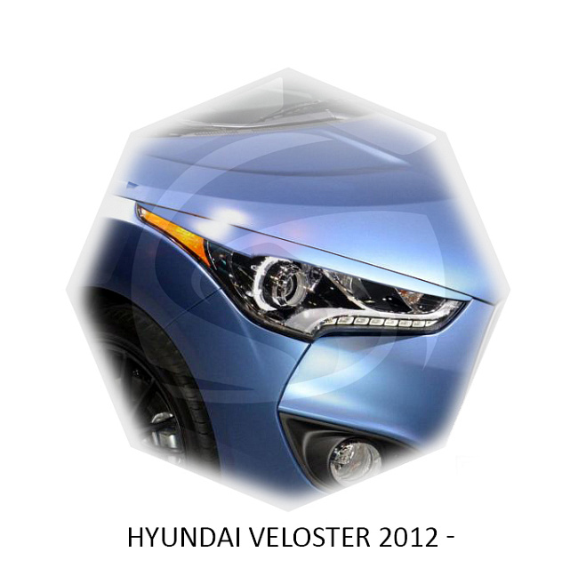 картинка Реснички на фары для  HYUNDAI VELOSTER 2011-2016г магазин  StreetTuning 