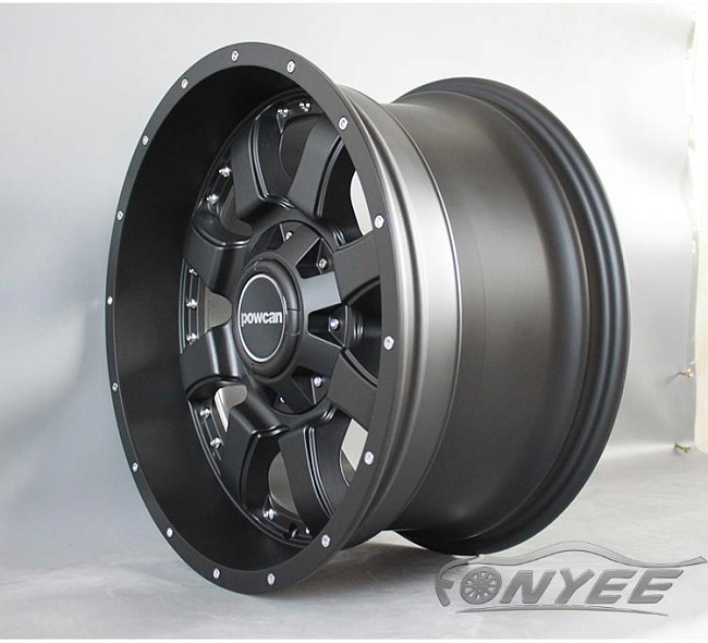 картинка Новые диски Powcan R17 J9 ET0 6x139,7 черный мат магазин  StreetTuning 