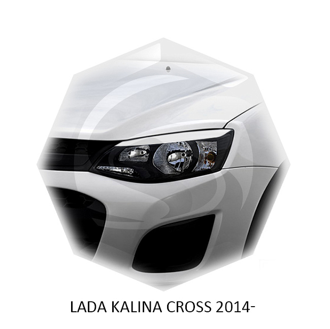 картинка Реснички на фары для  ЛАДА КАЛИНА CROSS 2014г- магазин  StreetTuning 