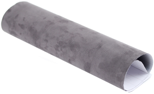 картинка Алькантара самоклеющаяся, цвет темно-серый магазин  StreetTuning 